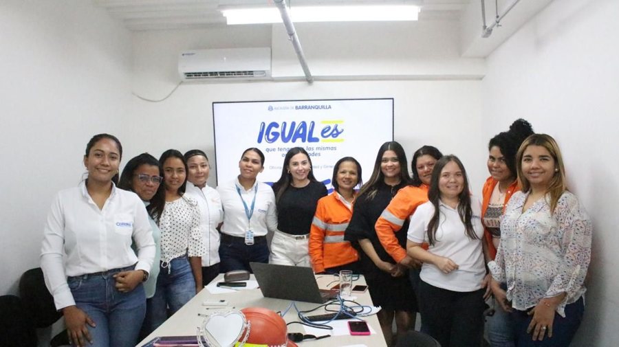 Sesión de acompañamiento con el equipo de una empresa